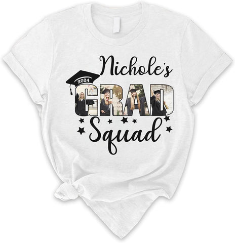 Personalized Graduation 2024 Shirt Proud Family of A Class of 2024 Graduate Class of 2024 Senior Class of 2024 Class of 2024