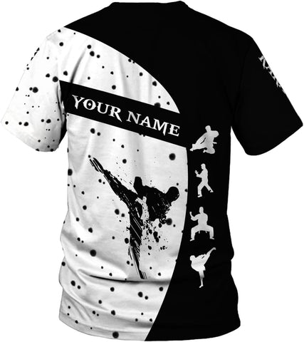 MAPrints Personalized Karate 3D Tshirt Cool Karate Gift for Boys Girls Karate Lovers T-Shirt Karate Shirts Uniform Size S-5XL
