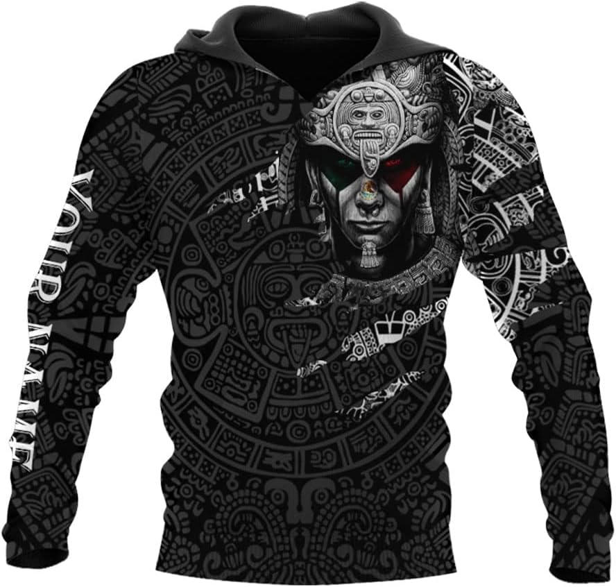 Mostefy Personalized Name Mexican Hoodie 3D, Customized Mexico Hoodies for Men and Women