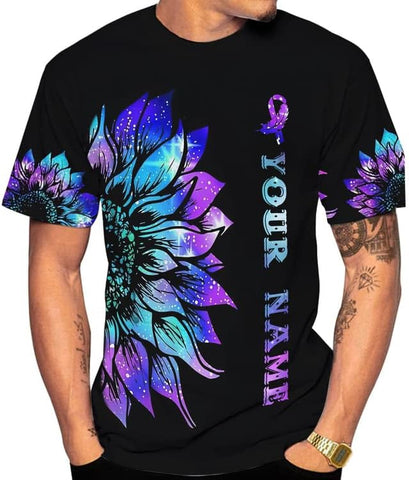 Personalized Name Suicide Awareness Shirt, Customized 3D Suicide Prevention Awareness Tshirt, Mental Health Awareness T shirts, Mental Health Clothing, Semicolon Shirt, Life Matters Shirts RD04