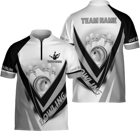Ligthuy Personalized Bowling Jersey 3D, Bowling Shirts for Team, Bowling Shirt Unisex for Men Women, Bowling Shirts for Men