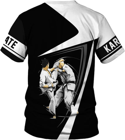Personalized Karate 3D Tshirt Cool Karate Gift for Boys Girls Karate Lovers T-Shirt Karate Shirts Uniform S-5XL (HD288)