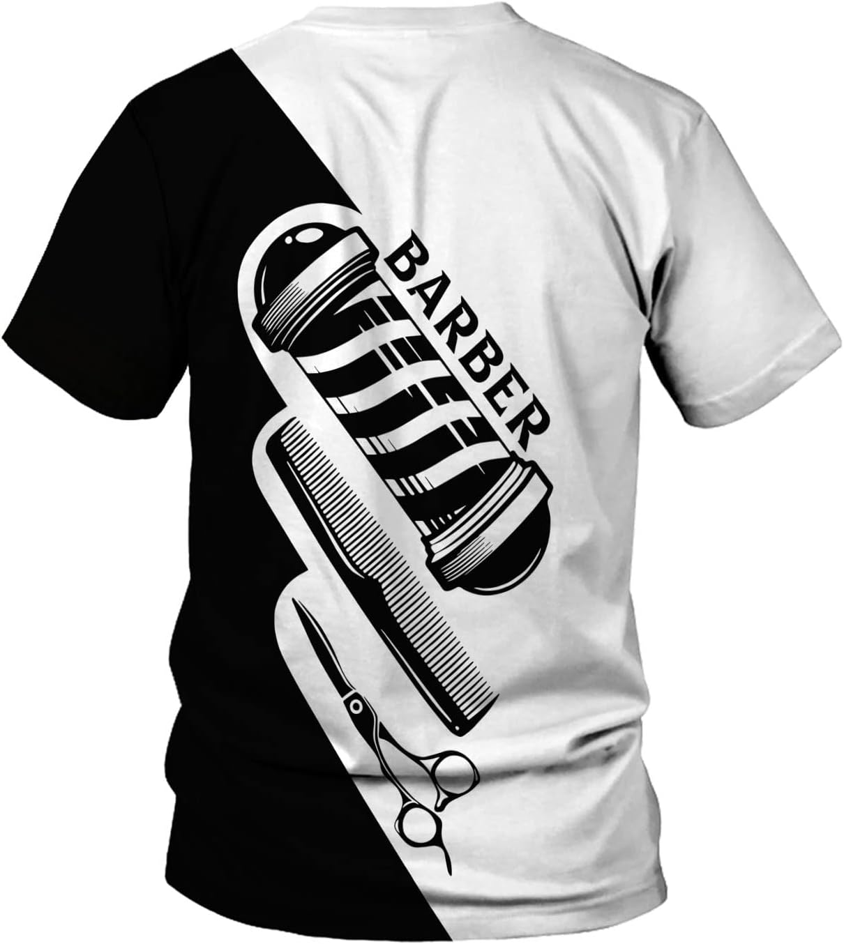Personalized Name Barber 3D All Over Printed Shirts for Men & Women, Hair Stylist Shirt Gift for Barbershop
