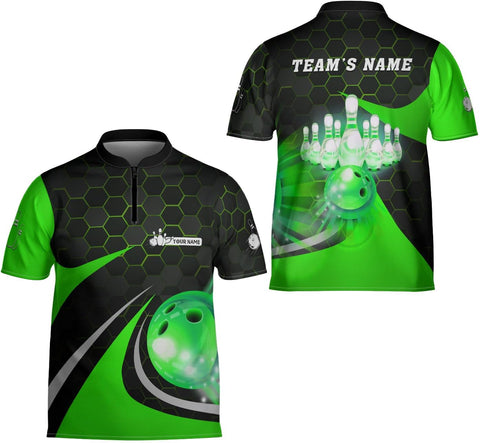 Ligthuy Personalized Name Bowling Jersey 3D, Custom Bowling Shirts for Team, Bowling Shirt Unisex for Men & Women4