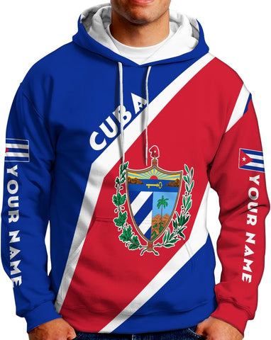 Ligthuy Personalized Name Cuba Shirt 3D, Cuban Tshirts for Men and Women, Cuba Flag Shirt, Sweatshirt, Hoodies, Zip Hoodies