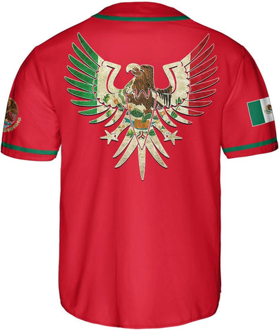 RoyalBro Personalized Mexico Baseball Jersey, Mexican Jersey for Men & Women, Mexican Flag Jersey, Mexico Shirt Camisas