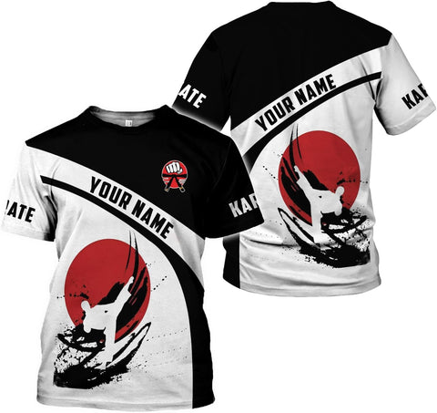 MAPrints Personalized Karate 3D Tshirt Cool Karate Gift for Boys Girls Karate Lovers T-Shirt Karate Shirts Uniform Size S-5XL