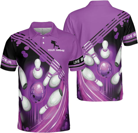 Custom Bowling Shirts, Personalized Name Bowling Shirts Unisex, Bowling Jerseys for Men & Women, Team Bowling Shirt Gift