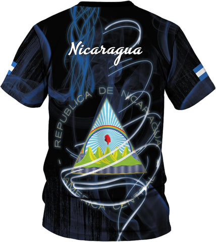 Mostprints Personalized Nicaragua Shirt 3D, Nicaragua Flag Shirts, Nicaraguan Camisas T-Shirt, Unisex Shirts for Men Women