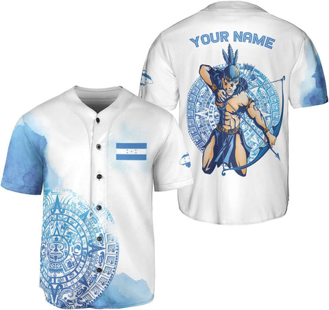 AOVL Personalized Honduras Baseball Jersey Shirt, Honduras Jersey for Men and Women, Jersey Honduras, Camisa Honduras Hombre