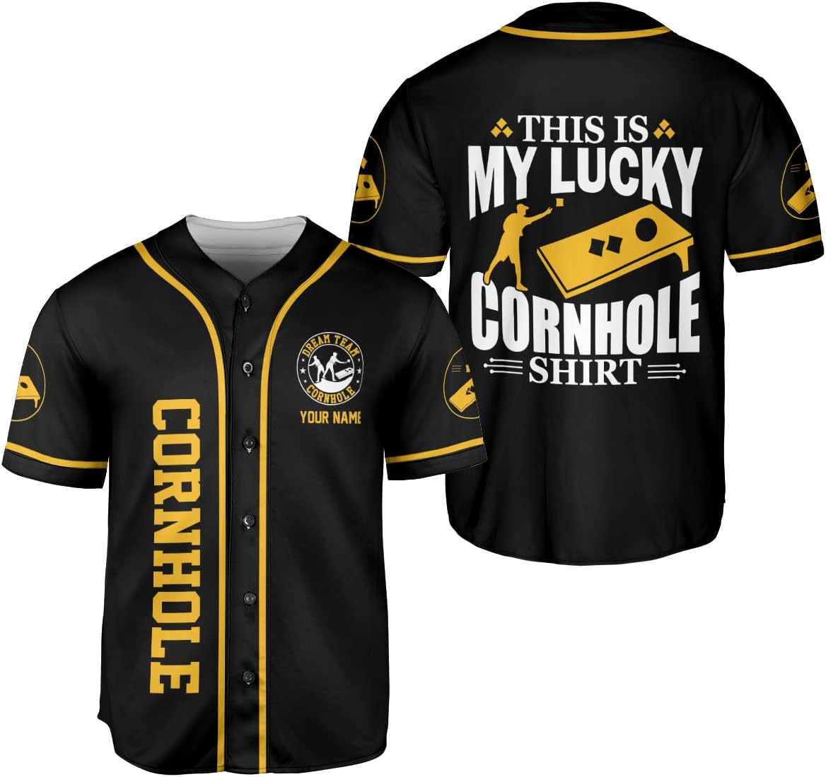 Royal Fight Personalized Cornhole Baseball Jersey Cornhole Toss Like A Boss Baseball Shirts Funny Cornhole Jerseys Men Women