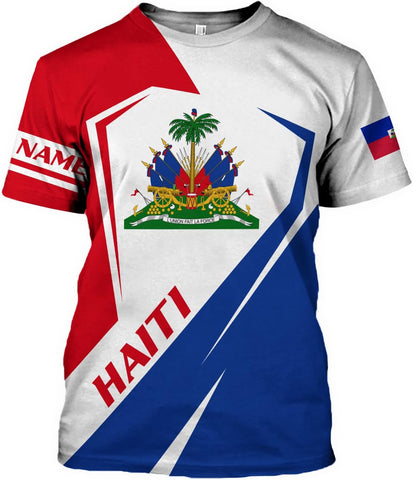 Personalized Haiti Shirt, Haitians Flag Pride Shirt, Haiti Shirts for Men & Women, Haitian Pride Tshirt, Haitian Flag Shirt