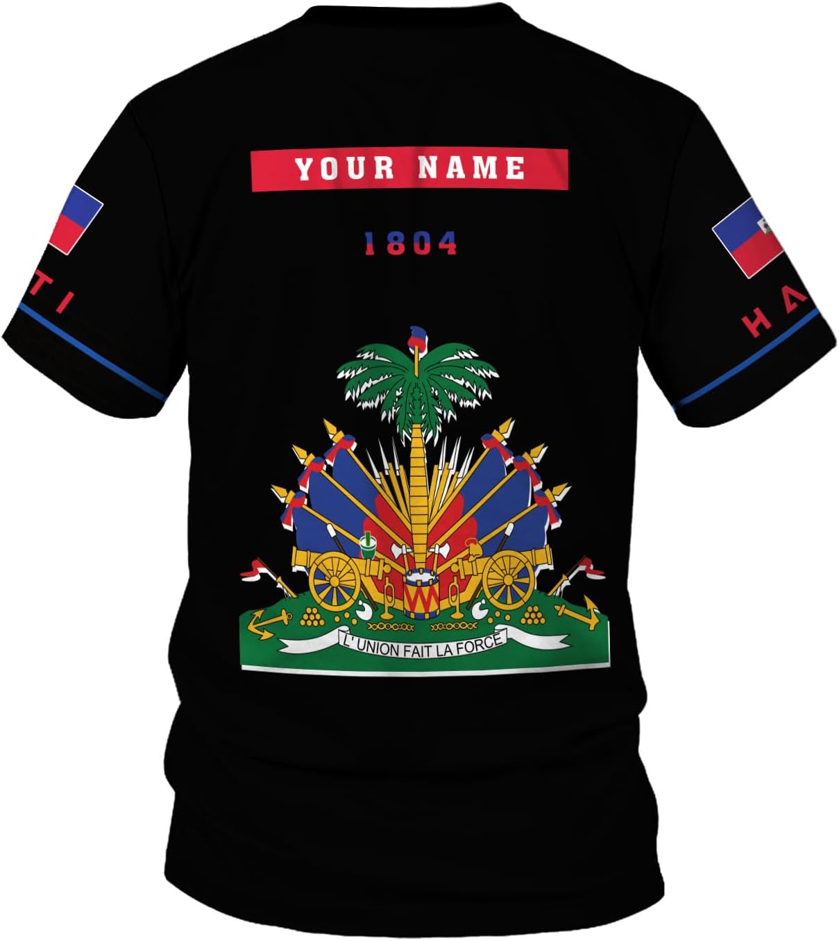Ligthuy Personalized Haiti Shirt 3D, Haitians Flag Pride Shirt, Haiti Shirts for Men & Women, Haitian Pride Tshirt S-5XL