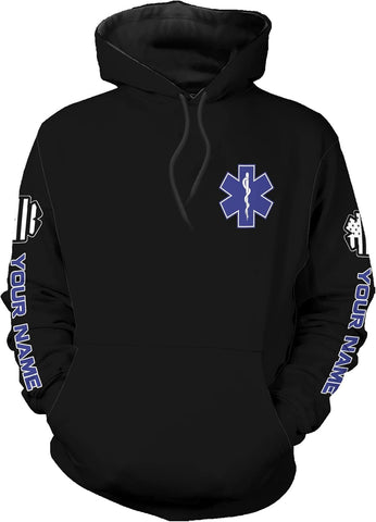Vybonz Customize Name EMS EMT Hoodie For Men And Women 3D All Over Printed Sportwear T Shirt, Zip Up Hoodie, Sweatshirt