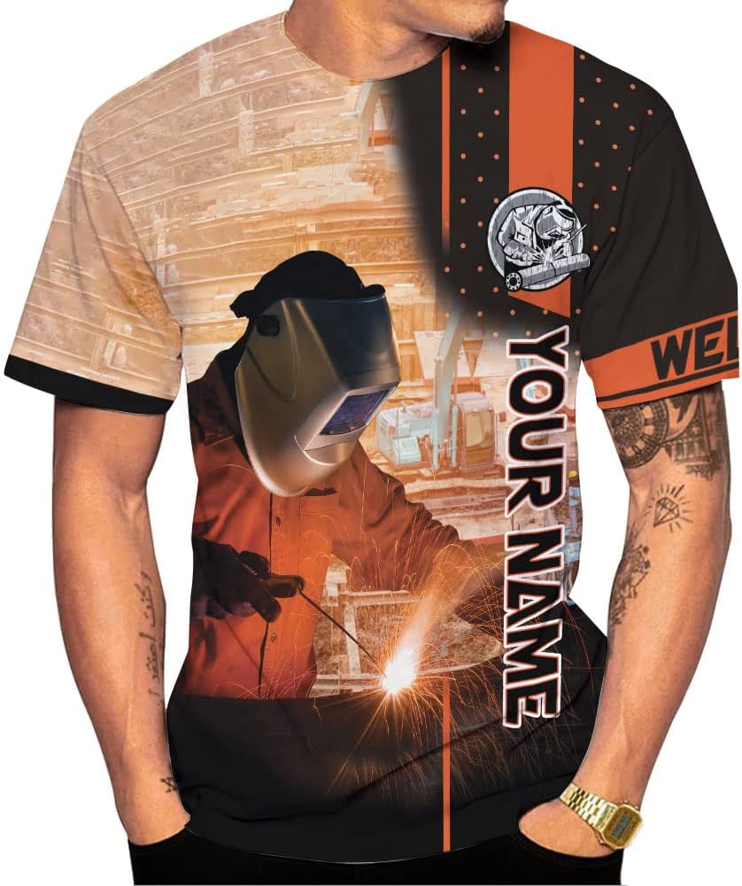 Personalized Welder Shirt 3D Unisex All Over Printed Sportwear Hoodie, TShirt, Zip Hoodie, Sweatshirt For Men Women