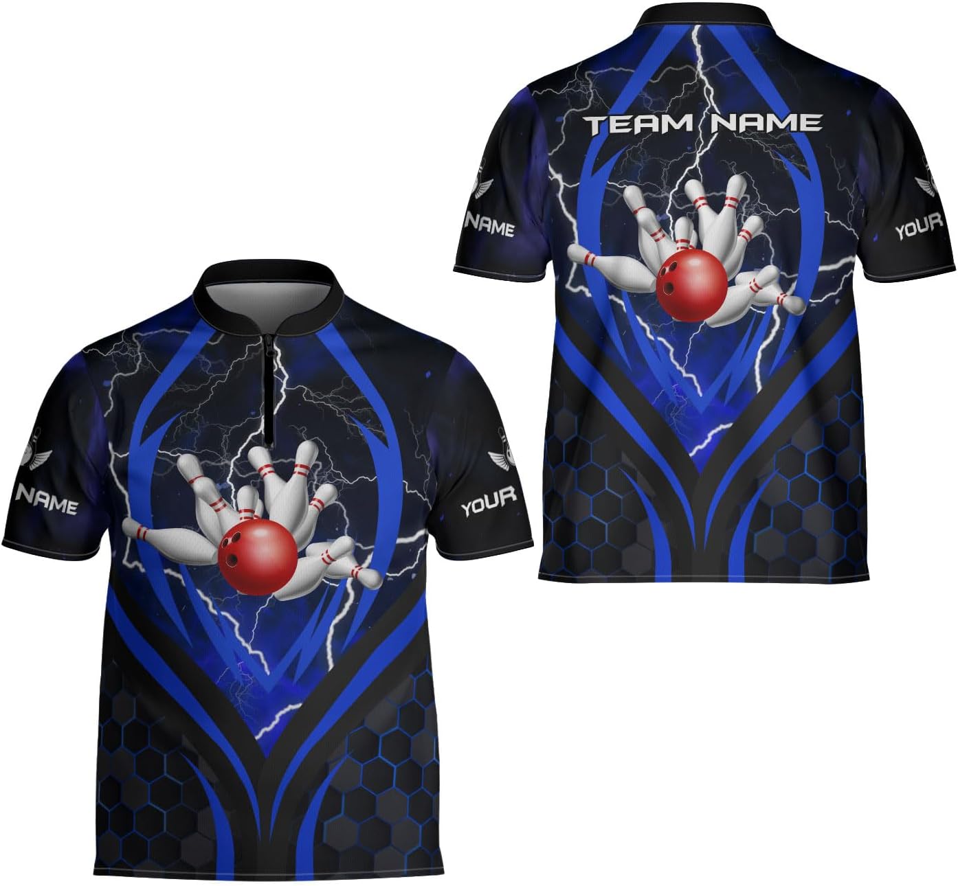 Ligthuy Personalized Name Bowling Jersey 3D, Custom Bowling Shirts for Team, Bowling Shirt Unisex for Men & Women4