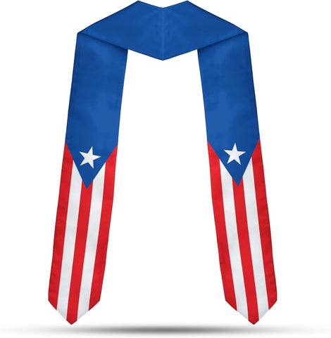 Personalized Puerto Rican Graduation Stole, Puerto Rican Graduation Sash 2025, Puerto Rico Graduation Sash