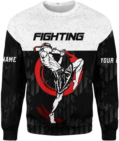 MAPrints Personalized Name Muay Thai Pride Shirt for Men