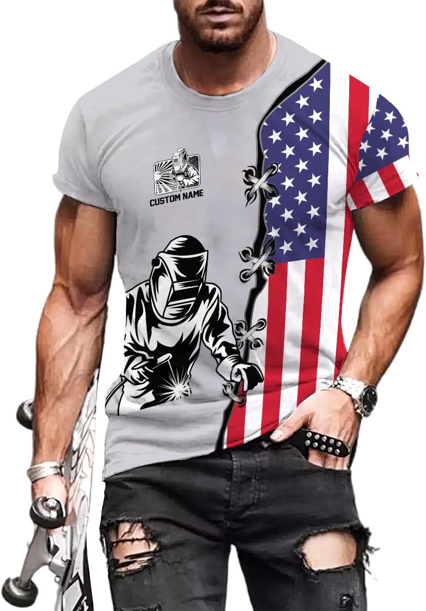 Personalized Welder Shirt 3D Unisex All Over Printed Sportwear Hoodie, TShirt, Zip Hoodie, Sweatshirt For Men Women