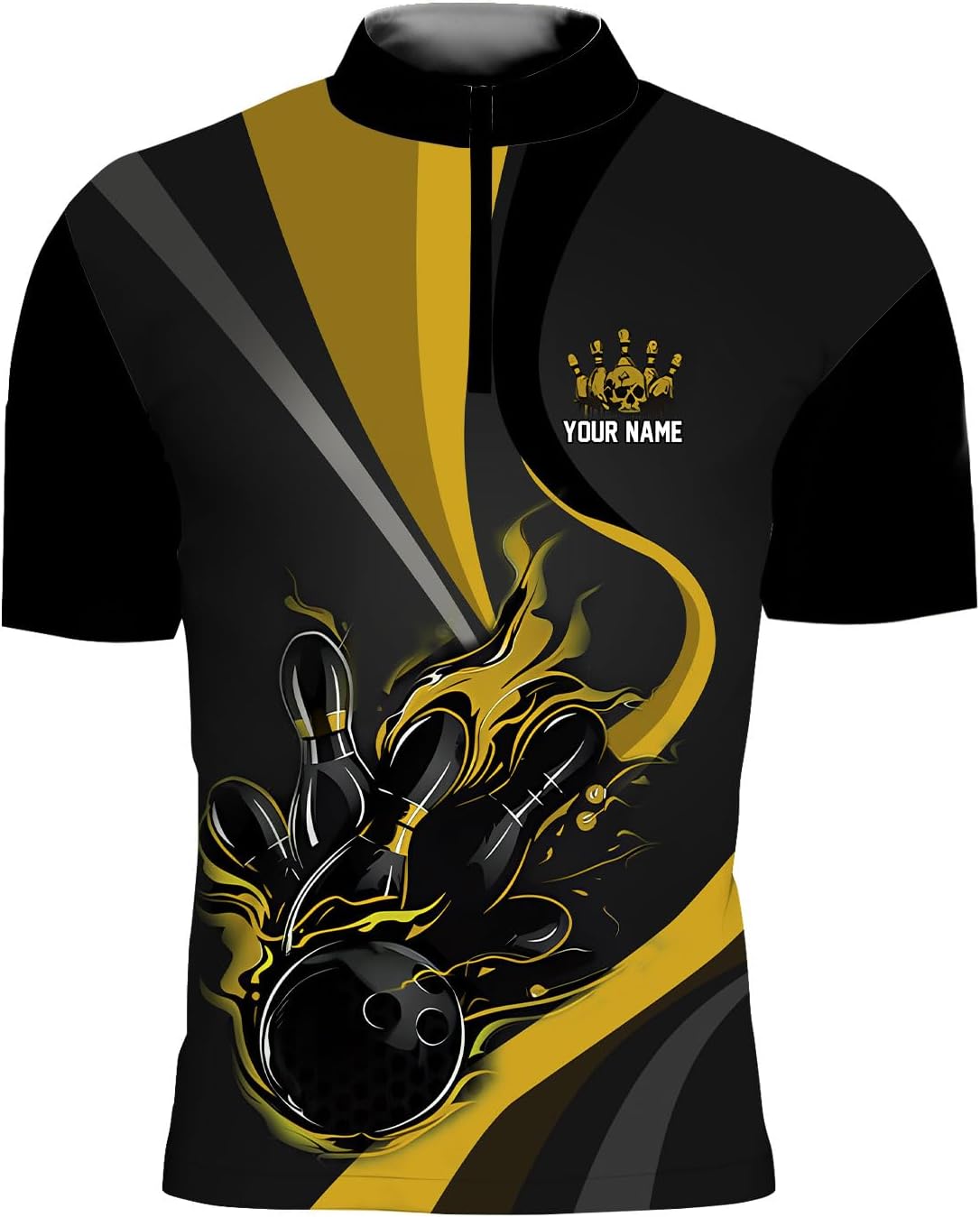 LigtHuy Personalized Bowling Jersey 3D, Bowling Shirts for Team, Bowling Shirt Unisex for Men Women, Bowling Shirts for Men 3