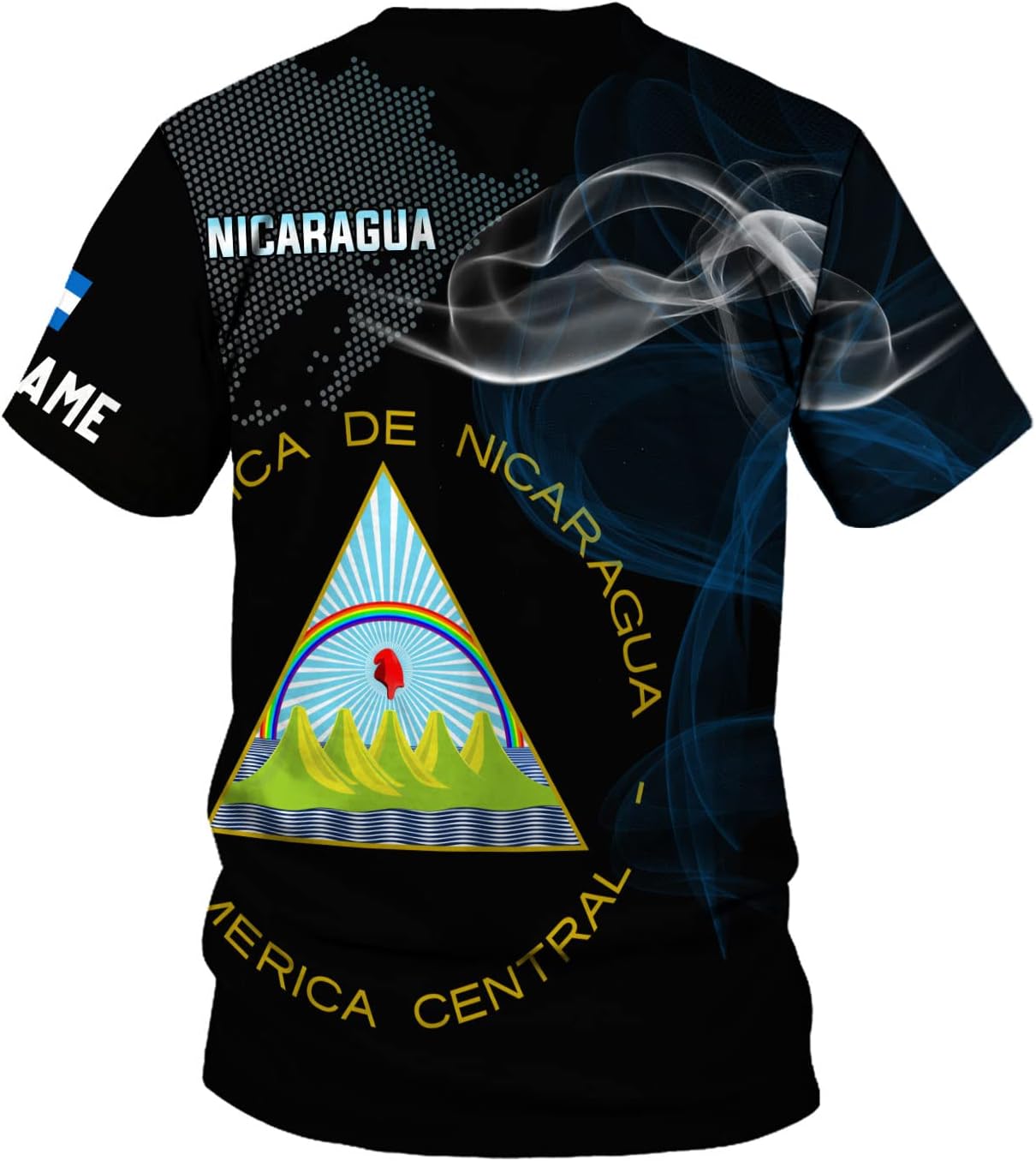 Personalized Nicaragua Shirt Custom Nicaragua Flag Lion Shirt for Men & Women Nicaraguan Camisas T-Shirt, Nicaragua Tshirt