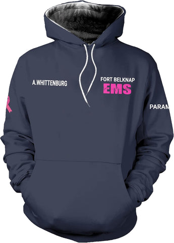 Vybonz Customize Name EMS EMT Hoodie For Men And Women All Over Printed Sportwear T Shirt, Zip Up Hoodie, Sweatshirt