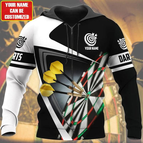 Personalized 3D Dart Shirts for Men, Dart Tshirts for Team, Dart League T-Shirt, Dart Gift, Graphic Darts Print Short Sleeve