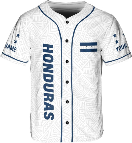 AOVL Personalized Honduras Baseball Jersey Shirt, Honduras Jersey for Men and Women, Jersey Honduras, Camisa Honduras Hombre