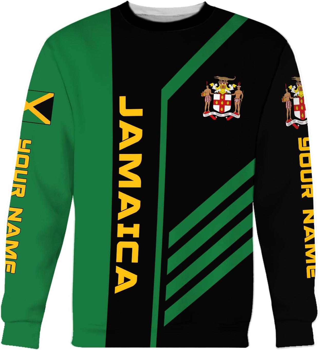 Personalized Jamaica Hoodie - Men & Women Jamaican Pride Shirt Gifts