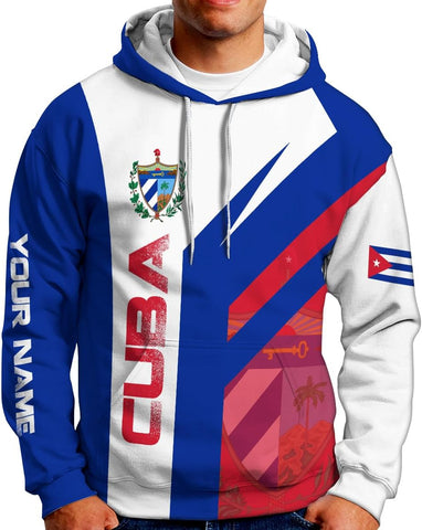 Ligthuy Personalized Name Cuba Shirt 3D, Cuban Tshirts for Men and Women, Cuba Flag Shirt, Sweatshirt, Hoodies, Zip Hoodies