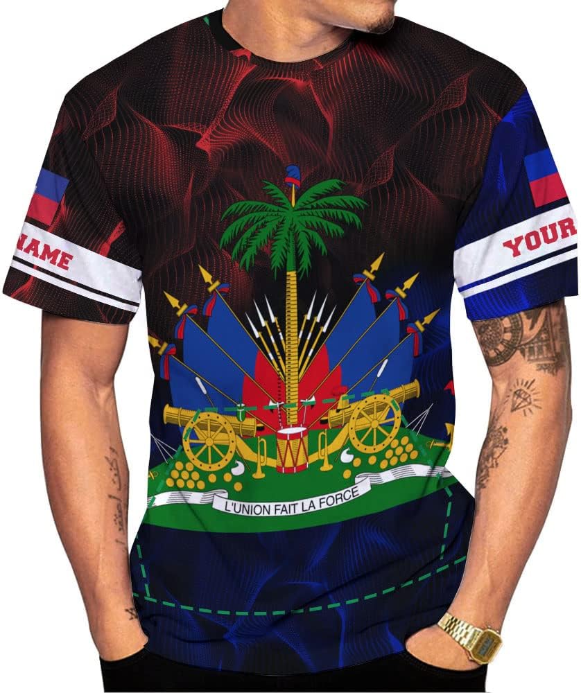 Personalized Haiti Shirt, Haitians Flag Pride Shirt, Haiti Shirts for Men & Women, Haitian Pride Tshirt, Haitian Flag Shirt