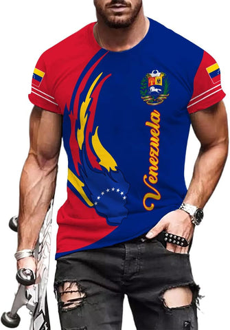 Royal Fight Personalized Coat of Arms Shirt with Venezuela Flag - Pride Shirts for Men & Women