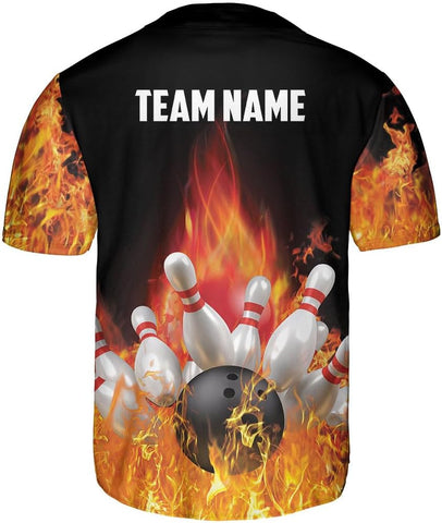 mostprints Personalized Bowling Baseball Jersey Custom Bowling Shirts Bowling Gift Bowling Jersey Bowling Shirt Men Womens