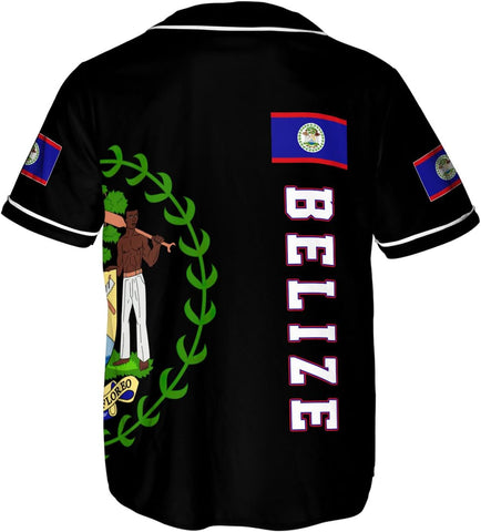 Personalized Belize Baseball Jersey Shirt, Belizean Flag Jersey, Belizean Pride Jersey for Men and Women