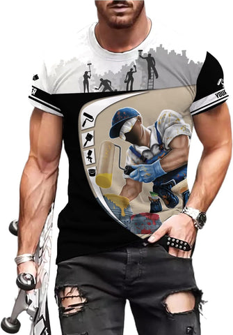 Personalized Name Painter Unisex Shirts 3D All Over Printed Sportwear Hoodie, TShirt, Zip Hoodie, Sweatshirt For Men Women