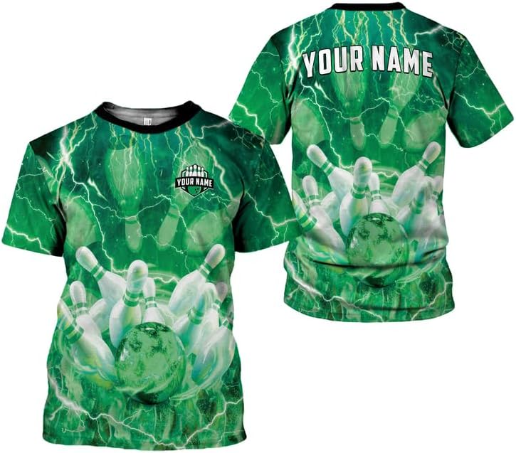 AOVL Custom Bowling Shirts for Men Bowling Shirts Bowling Shirts Unisex Bowling Jerseys for Men Custom Bowling Shirts for Men