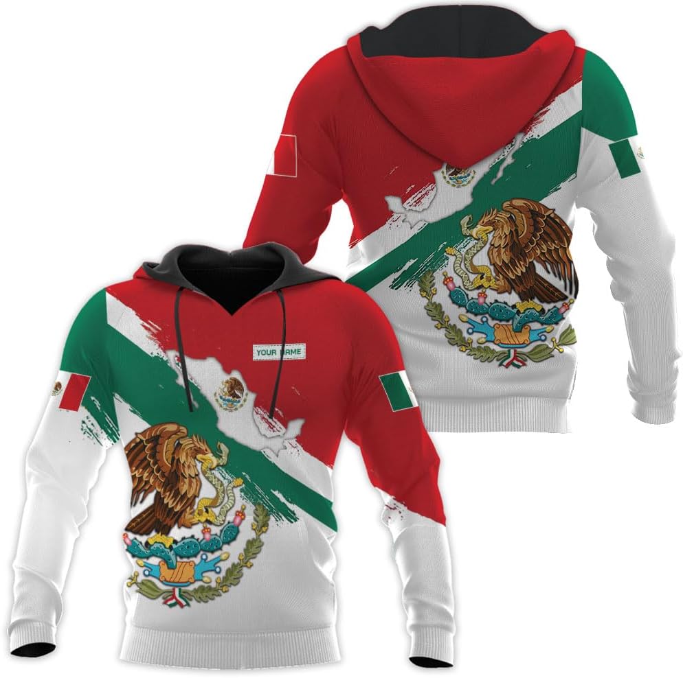 Personalized Name Mexican Shirts for Men, Customized Mexico Shirts for Men, Mexico Shirts for Women Mexico Shirt Eagle Flag