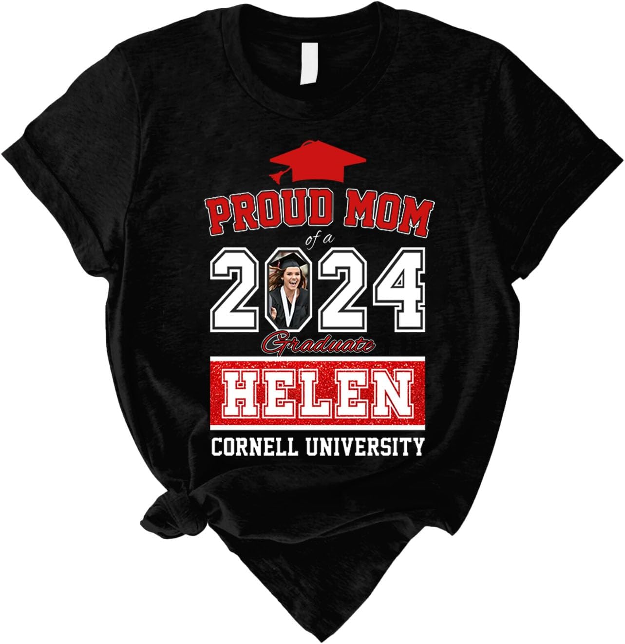 Personalized Graduation 2024 Shirt Proud Family of A Class of 2024 Graduate Class of 2024 Senior Class of 2024 Class of 2024