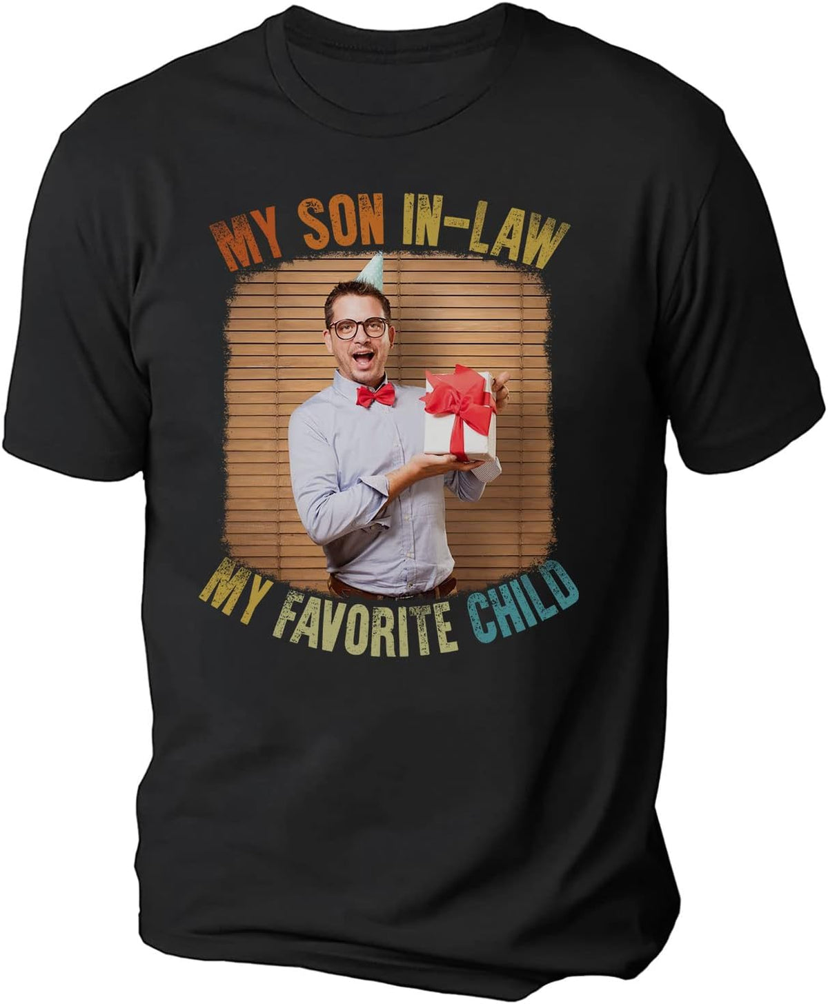 HomeDesign Personalized My Son in Law is My Favorite Child Shirt, Son in Law Tshirt, My Favorite Child is My Son in Law Shirt