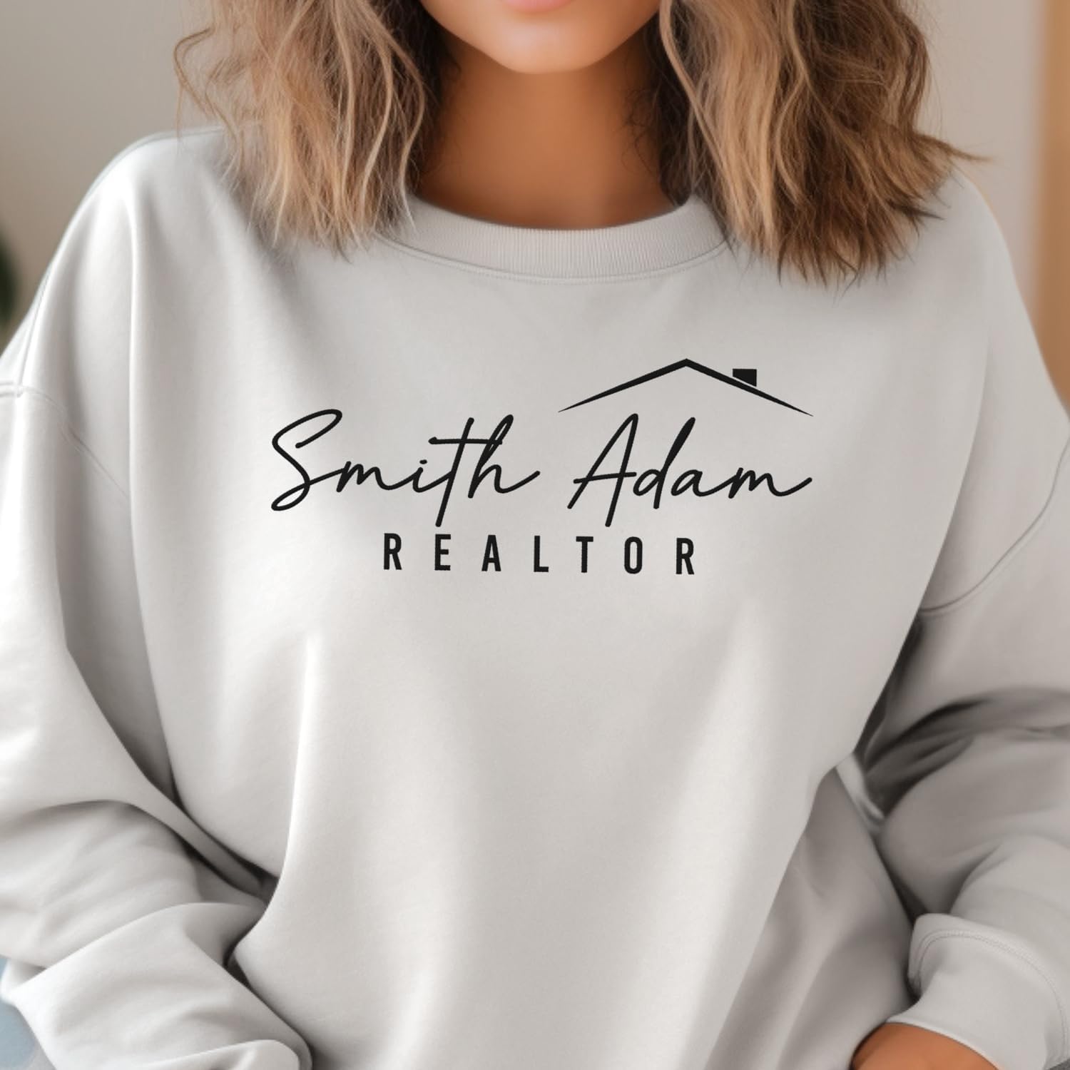 Personalized Embroidered Realtor Sweatshirts T-Shirt, Real Estate Agent Pullover Hoodie, Home Girl Sweater, Gifts For Realtor