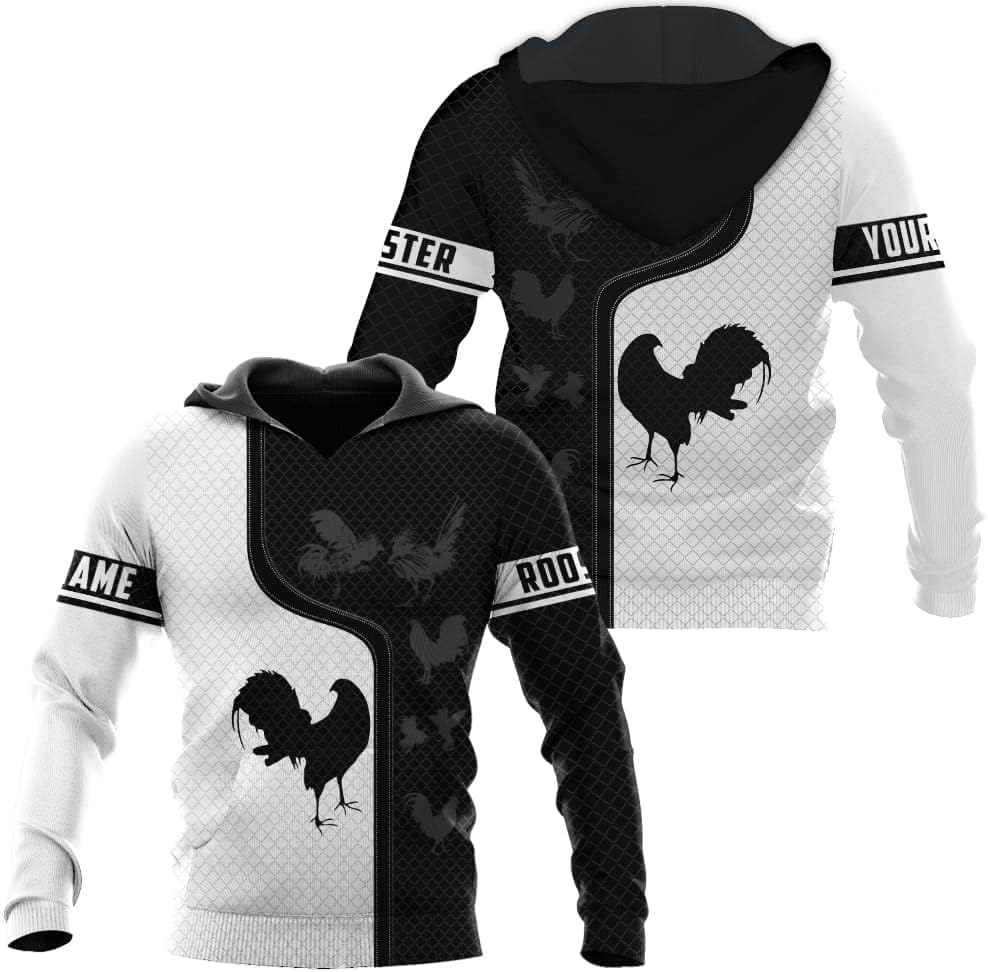 Mostefy Personalized Name Rooster Shirt 3D, Rooster Shirts for Men, Chicken Tshirts Shirts for Women, Funny Chicken Shirts