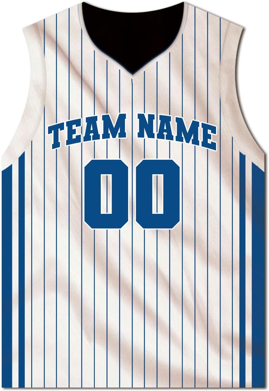 mostprints Personalized Basketball Custom Team Name Number Logo Reversible Jerseys Sport Shirt for Men Women Youth Uniform