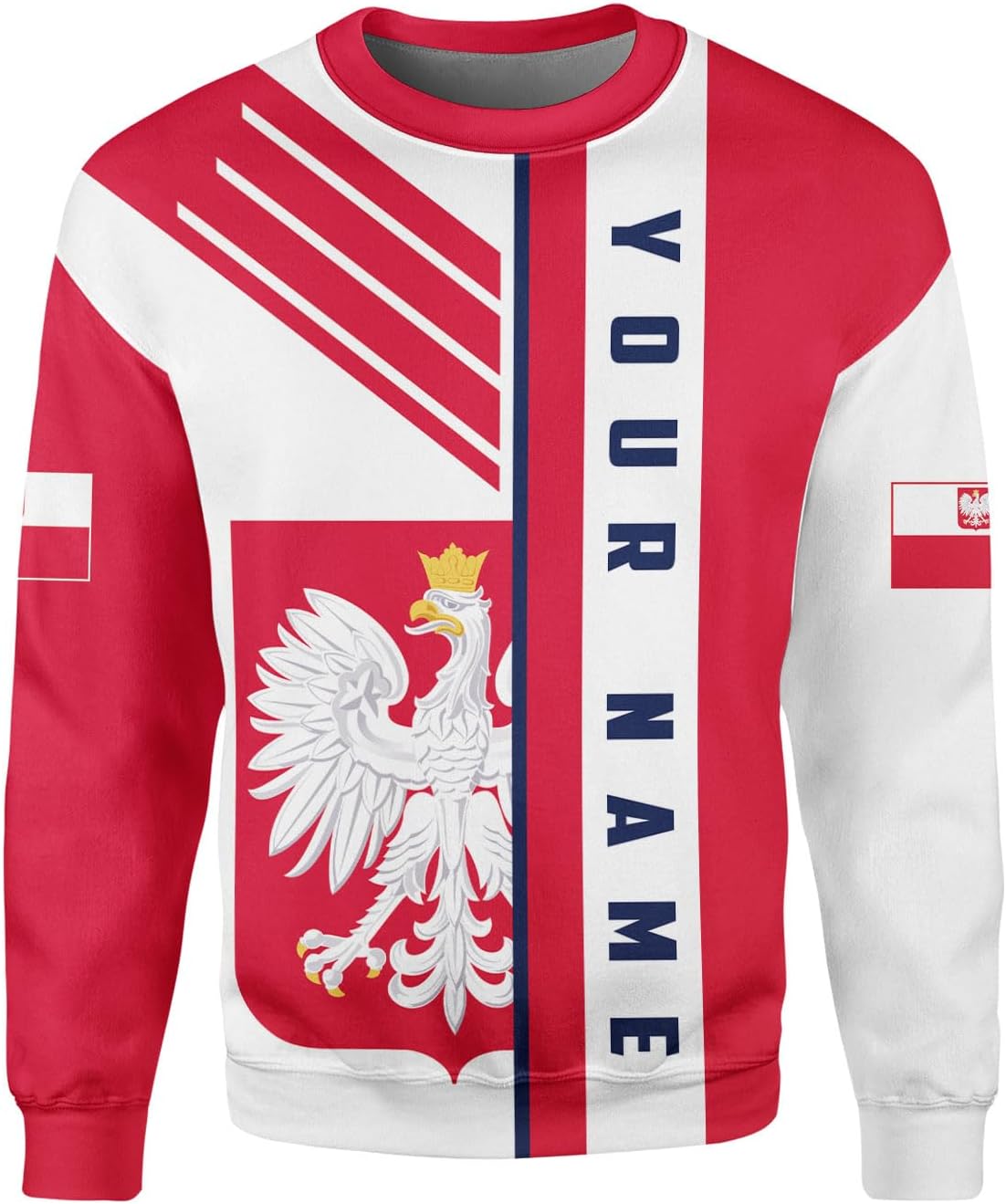 Vybonz Personalized Poland Hoodie Women & Men 3D, Poland Pride Shirt Polish Eagle