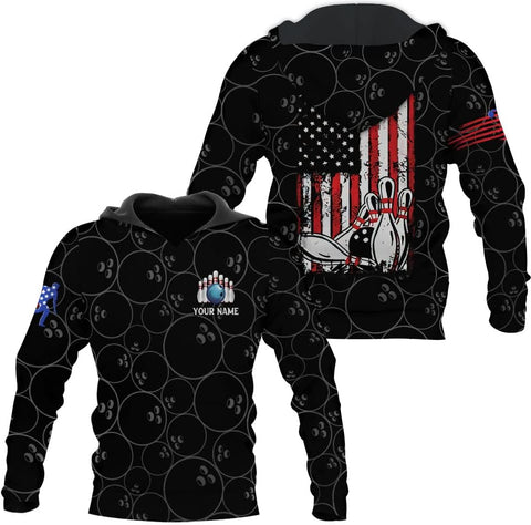 Pretyprints Personalized Bowling Shirt - Custom Bowling Gift for Women & Men