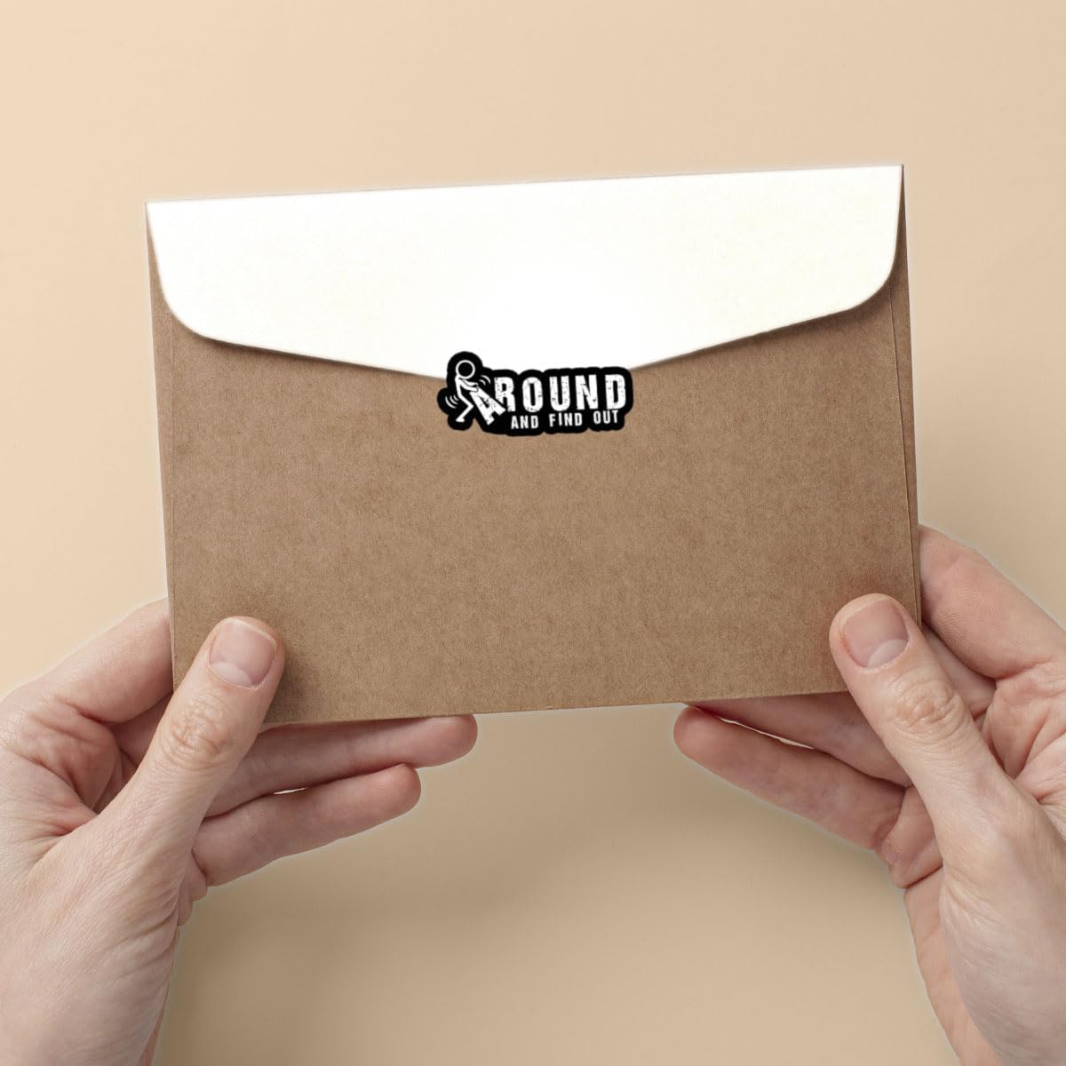 3 Pcs Fuck Around and Find Out Sticker, Around and Find Out Sign, Funny Saying Stickers for Adults Dark Humor, FAFO Sticker- Vinyl Sticker 3 Inches for Water Bottles Laptop Phone Car Window Helmet