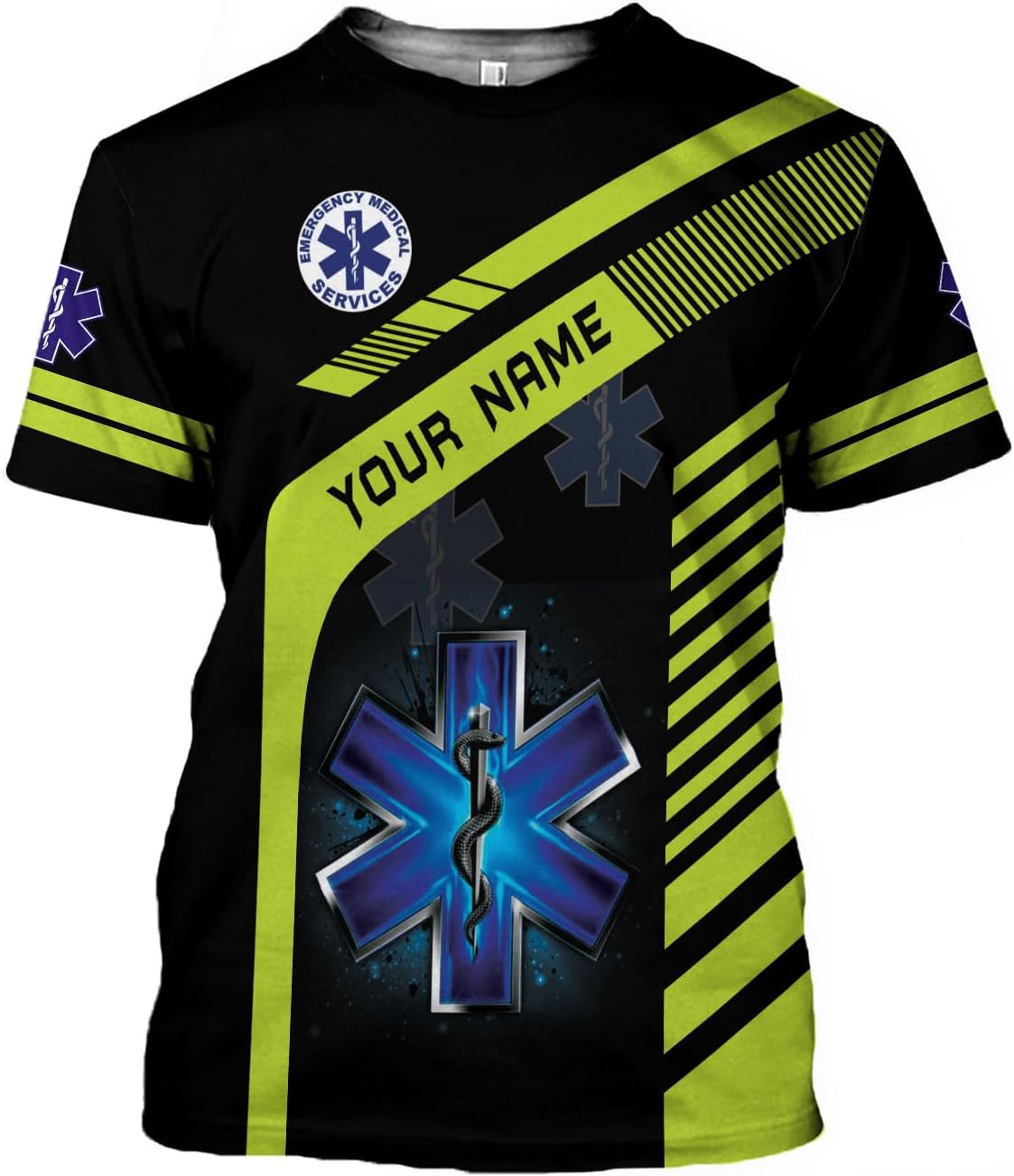Podagree Personalized EMT Shirt, EMS Shirt, Customized EMS Shirts,EMT Paramedic Uniform Emergency Medical Technician Shirts