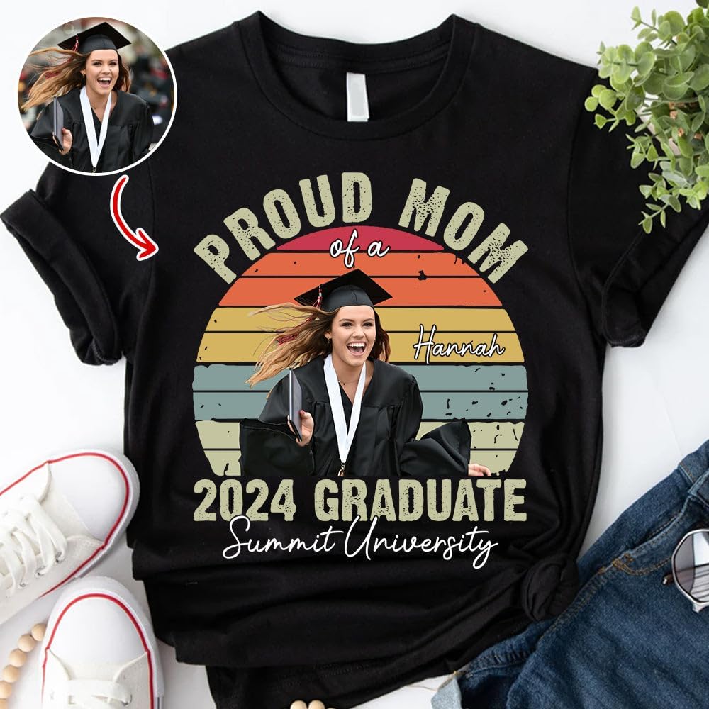 Personalized Graduation 2024 Shirt Proud Family of A Class of 2024 Graduate Class of 2024 Senior Class of 2024 Class of 2024