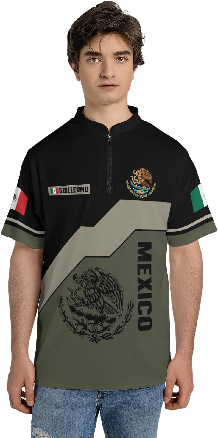 Mostprints Personalized Name Mexican Jersey Shirts for Men, Customized Mexico Shirts for Men, Mexico Shirts for Men, Women