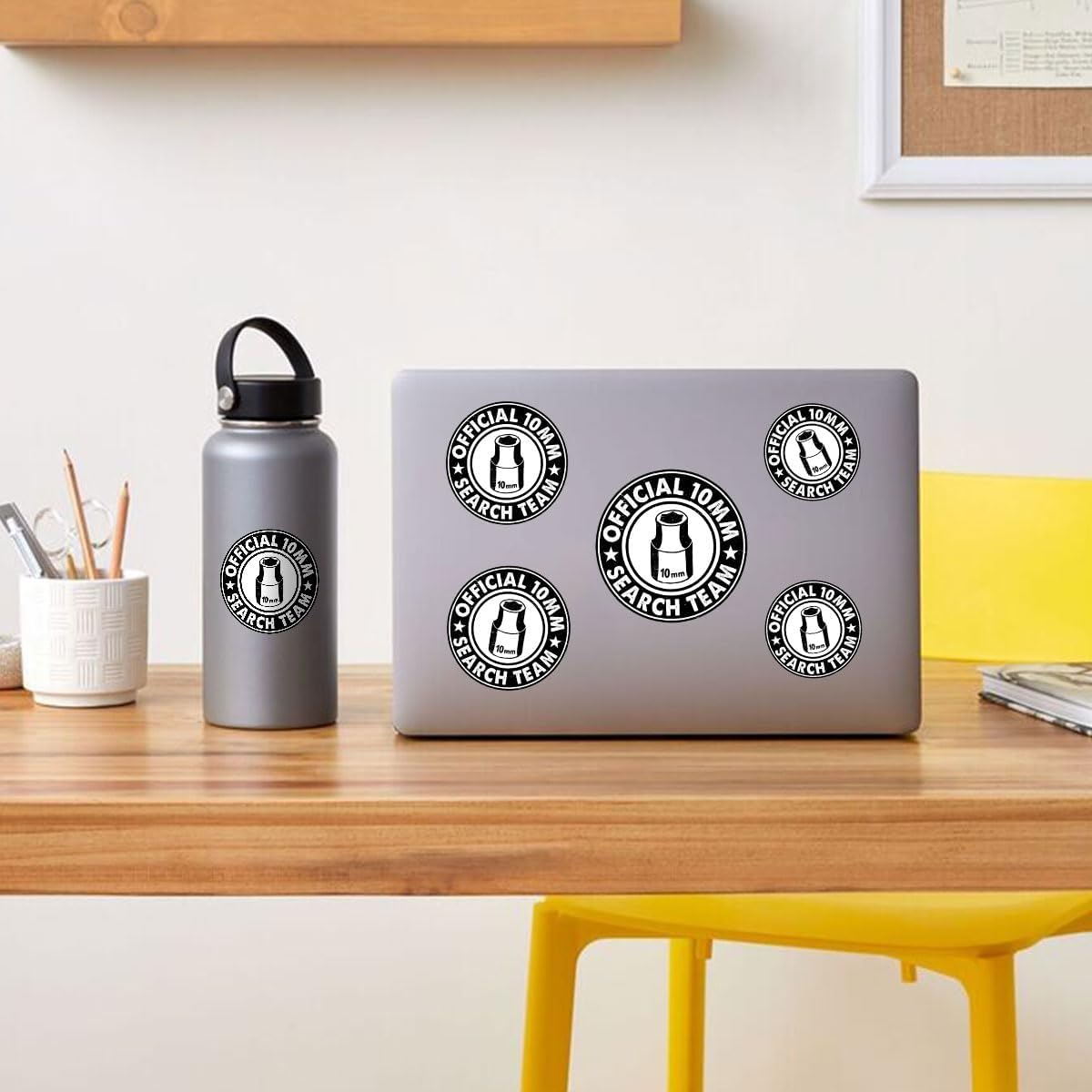 3 Pcs 10MM Search Team Sticker Funny Mechanic Stickers 10MM Search Team Stickers Official 10MM Search Team Sticker Waterproof for Laptop Bottle Phone Car Helmet Hard Hat Funny Gifts Sticker 3"x3"