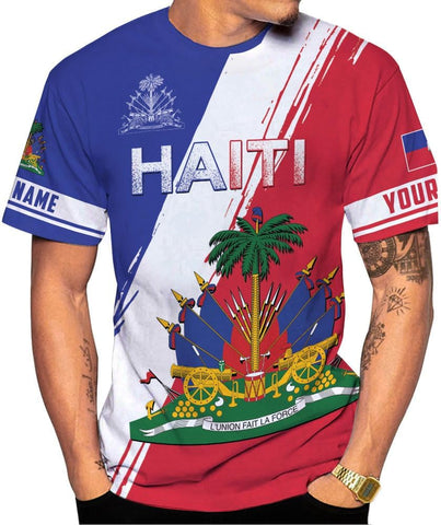 Podagree Personalized Haiti Shirt Haiti Tshirt Haiti Shirts for Men Women Haitian Pride Tshirt Haiti T Shirt Haiti Gifts Tee